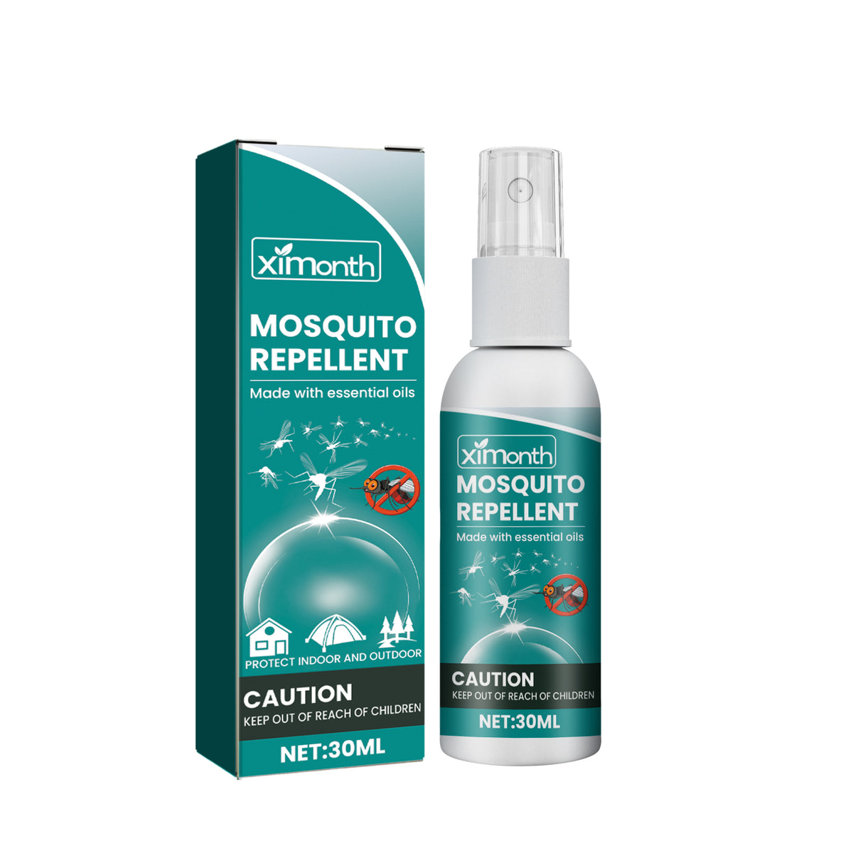 Ximonth Mosquito Repellent For Outdoor And Indoor Mosquito Bites And Itchy Skin Relief Refreshing Portable Mosquito Repellent Spray