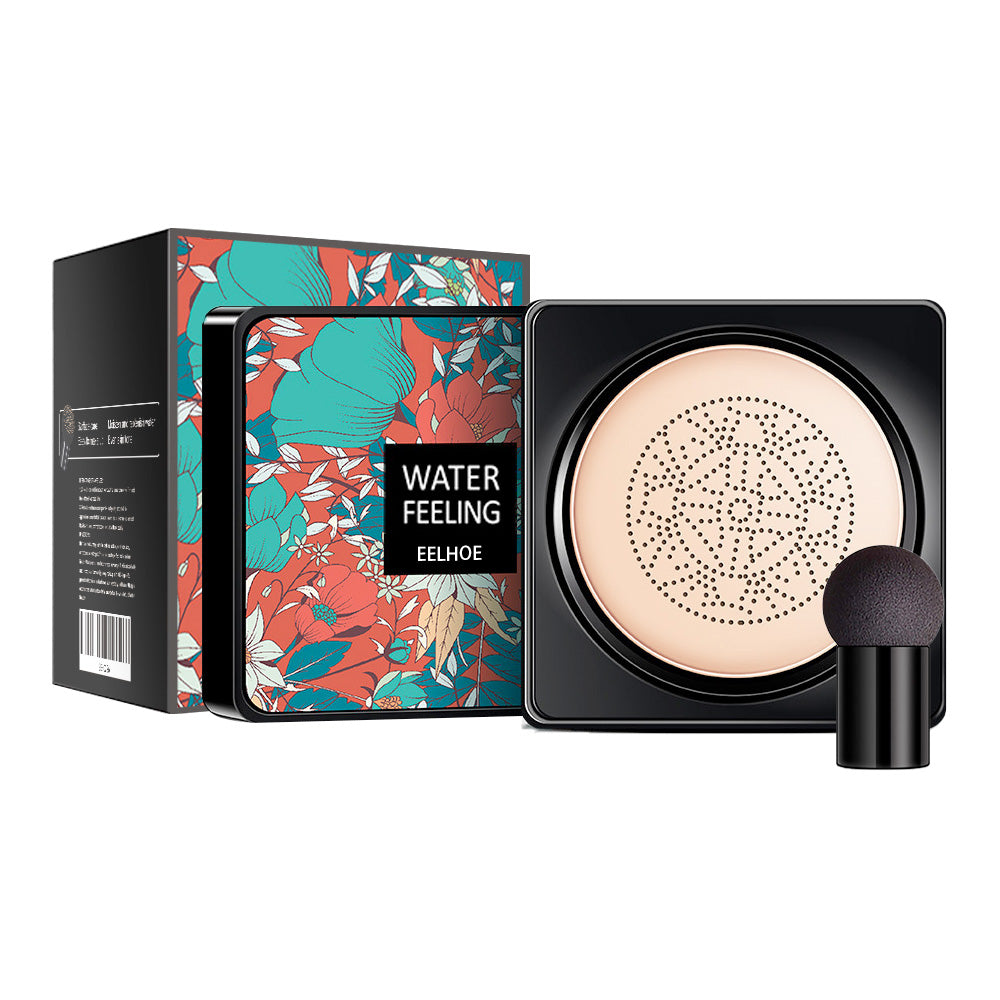Water Feeling BB Cream, Mushroom Air Cushion To Cover Blemishes Waterproof Sweat Resistant Makeup Cushion BB Cream