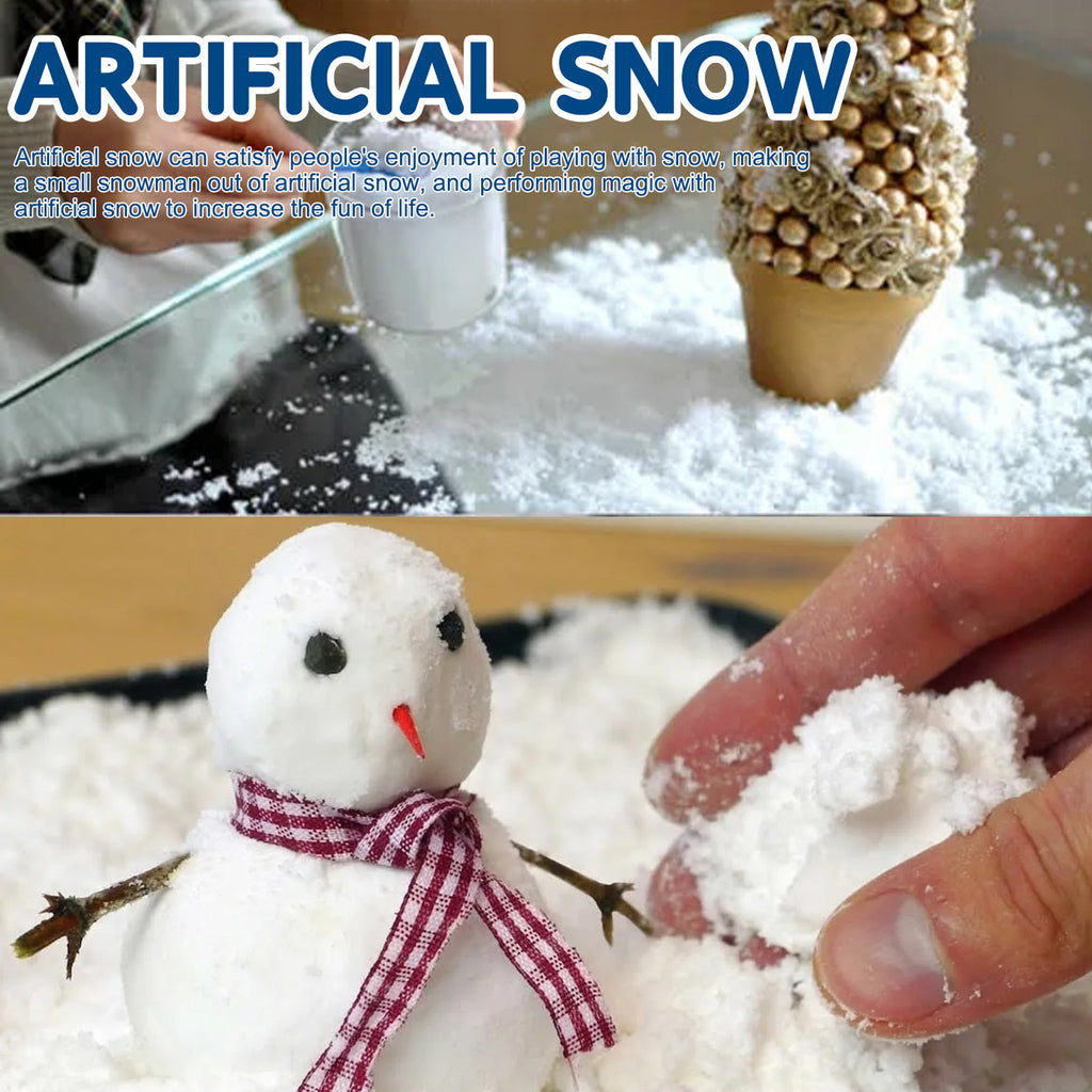 Artificial Snow, Snow Scenery Window Decoration Winter Christmas Festive Atmosphere Indoor Shooting Fake Snowflakes