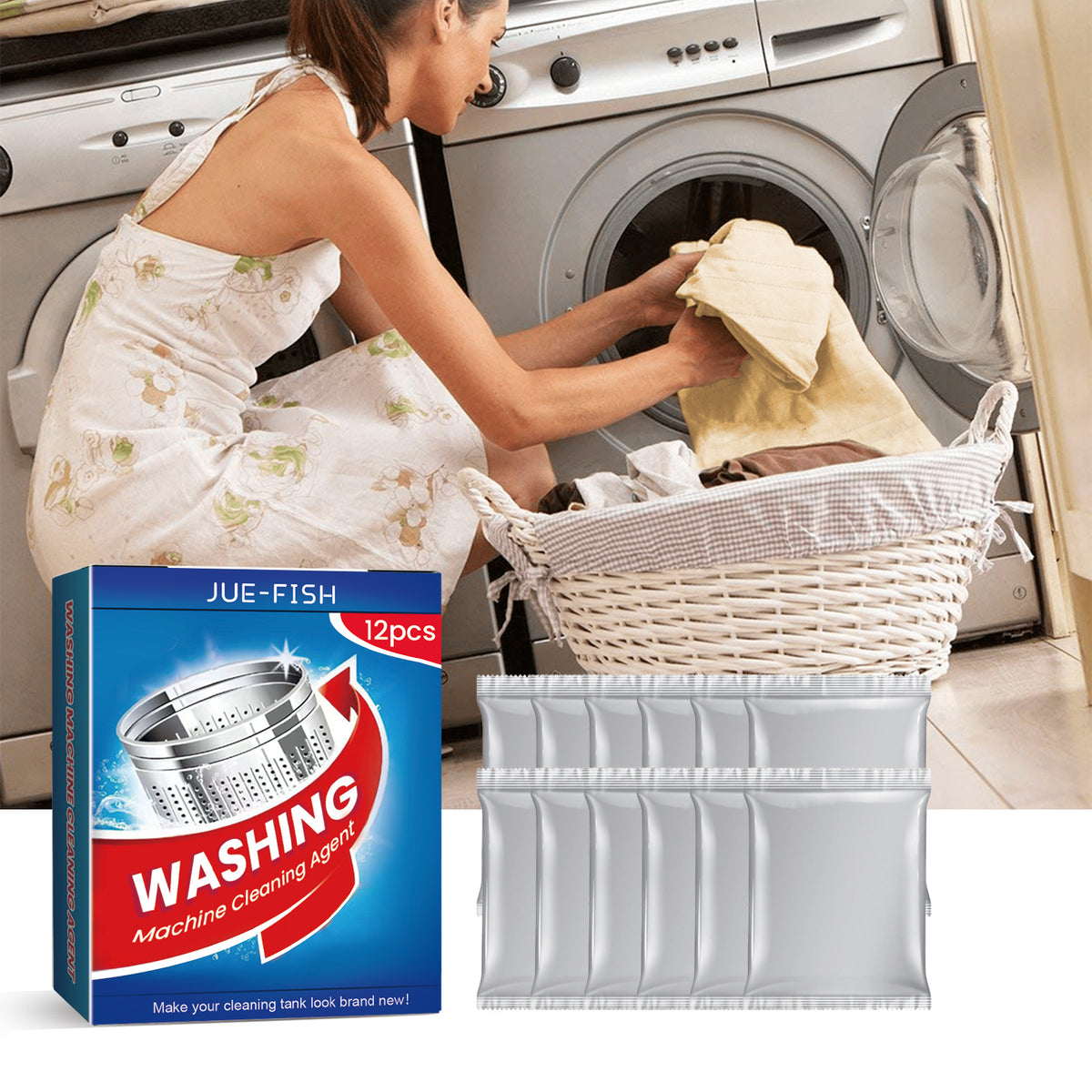 Washing Machine Cleaner, Washing Machine Tank Automatic Drum Liner Dirt Cleaning Sheet