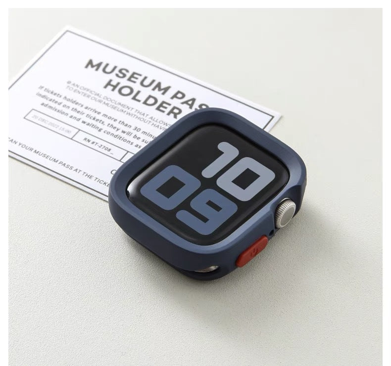Applicable for Apple Watch S10 Protective Case with Edge Cover Soft Shell iWatch 11 9 SE Matte Finish