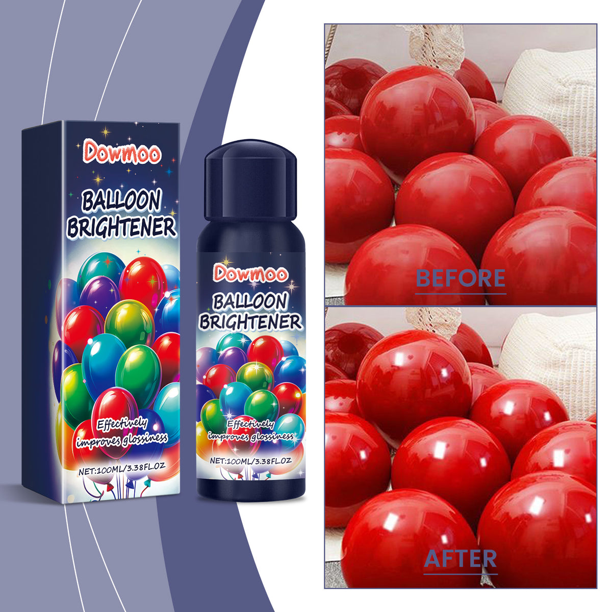 Party Balloon Brightener To Enhance The Party Atmosphere Balloon Long-Lasting Bright Surface Texture Brightener