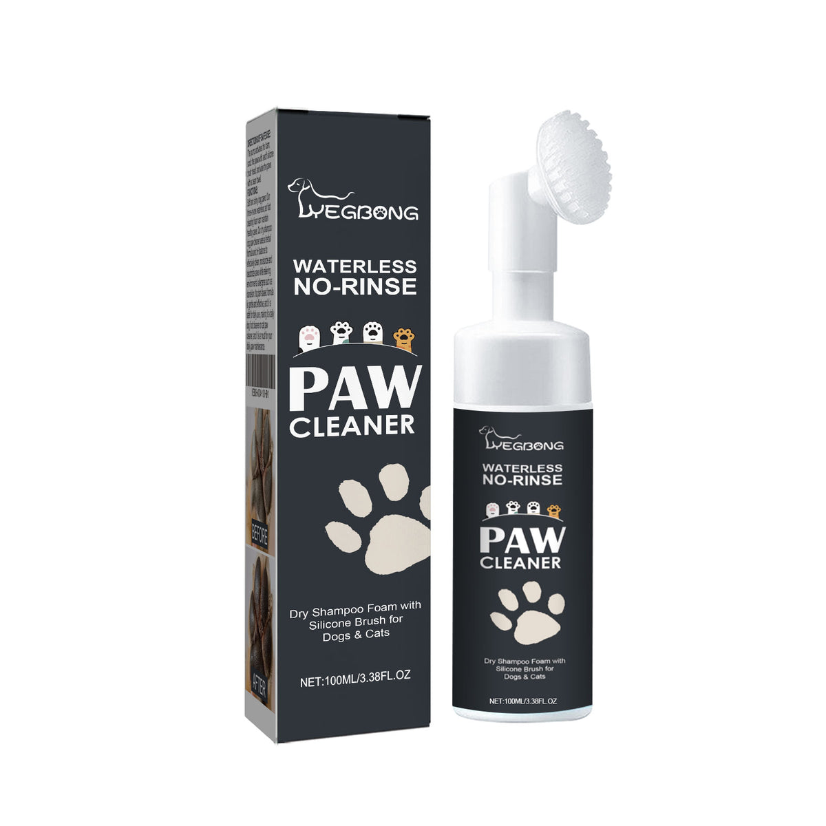 Pet Paw Cleaner, Dog Cat Paw Cleaning Foot Care Cleaner