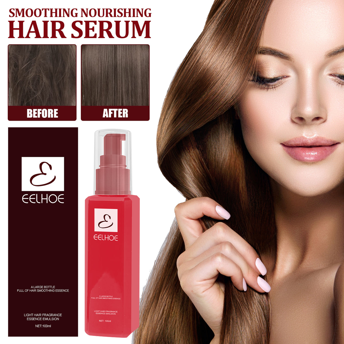 Hair Care Essence, Hair Repair Moisturize And Fluff Leave-in Hair Care Essence