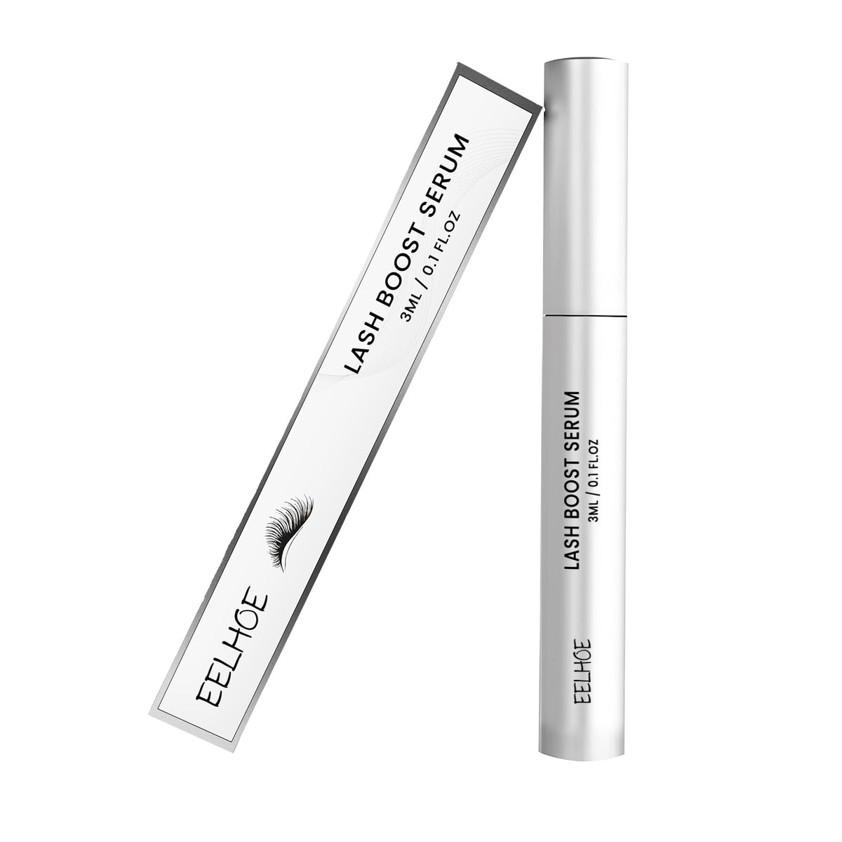 Lash Boost Serum, Eyebrows And Eyelashes Black Thick Curly Natural Beautiful Slender Long Gentle Not Easy To Smudges