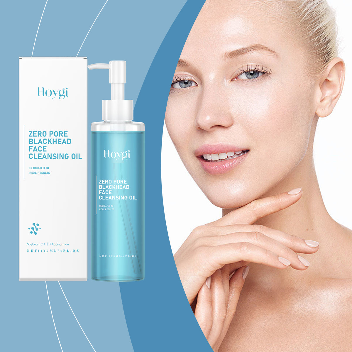 Hoygi Cleansing Oil, Deep Gentle Makeup Remover Soothes Face, Eyes And Lips With Clear And Non-Tight Makeup Remover Oil