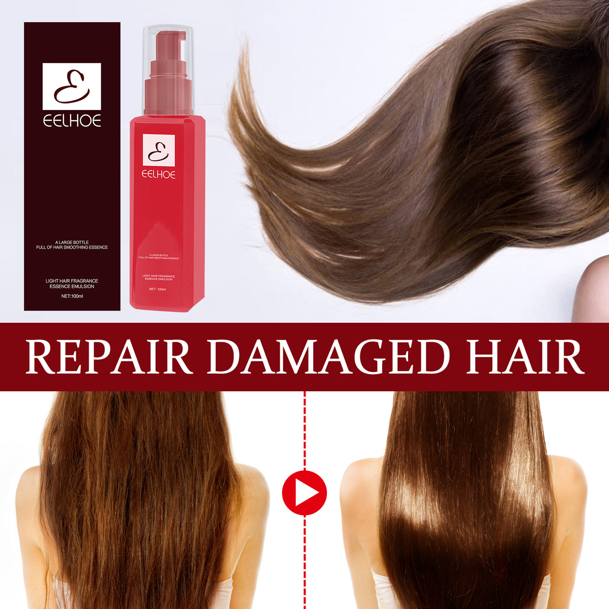 Hair Care Essence, Hair Repair Moisturize And Fluff Leave-in Hair Care Essence